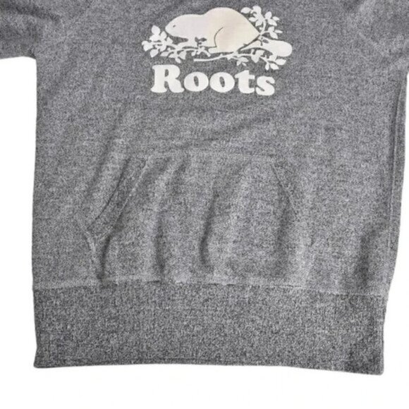 Roots Pullover Hoodie Grey Original Kanga Hoodie Size XS - Picture 8 of 11